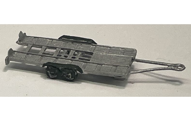 E66 17ft Car Transporter Trailer Unpainted Kit ( N Scale 1/148th)