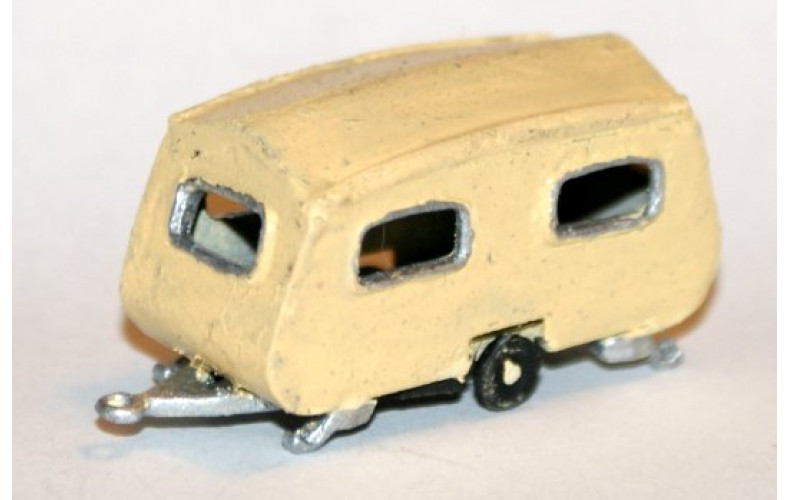 E68 16ft Touring Caravan 50's onward (N scale 1/148th) Unpainted Kit