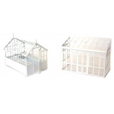 F155 assorted Garden Greenhouses F155 Unpainted Kit OO Scale 1:76