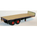 G59 26ft Tandem axle flat trailer 1950's Unpainted Kit OO Scale 1:76