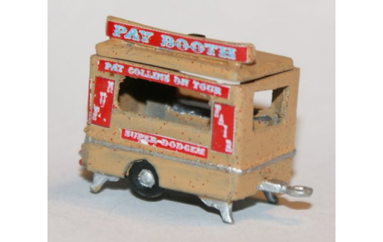 NQ18 Caravan Style Pay Booth Unpainted Kit (N Scale 1/148th)