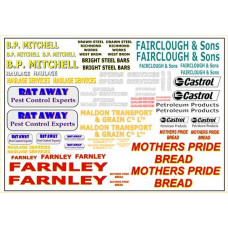 NT3 assorted General lorry decals - set 2 (N scale 1/148th)