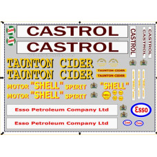 NT4 Tanker & bulk carrier decals  (N Scale 1/148th)