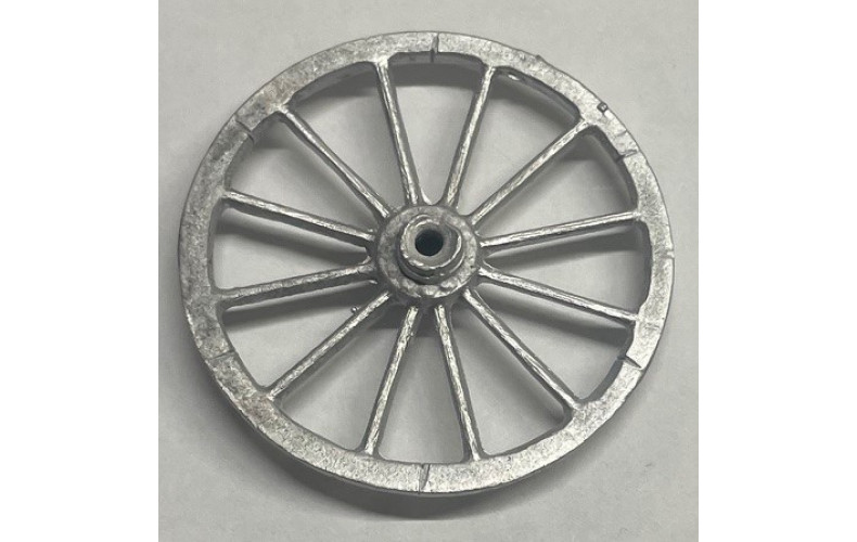 40mm Spoked wheel single wheel (toy soldier)